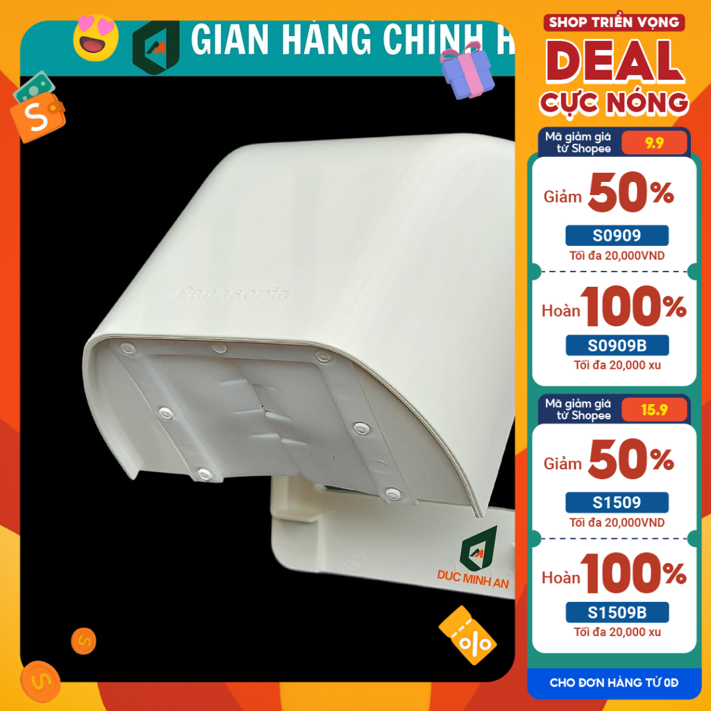 Hộp Che Mưa Cho Công Tắc Ổ Cắm Điện - Mặt Chống Nước Ổ Điện Ngoài Trời Panasonic Chính Hãng