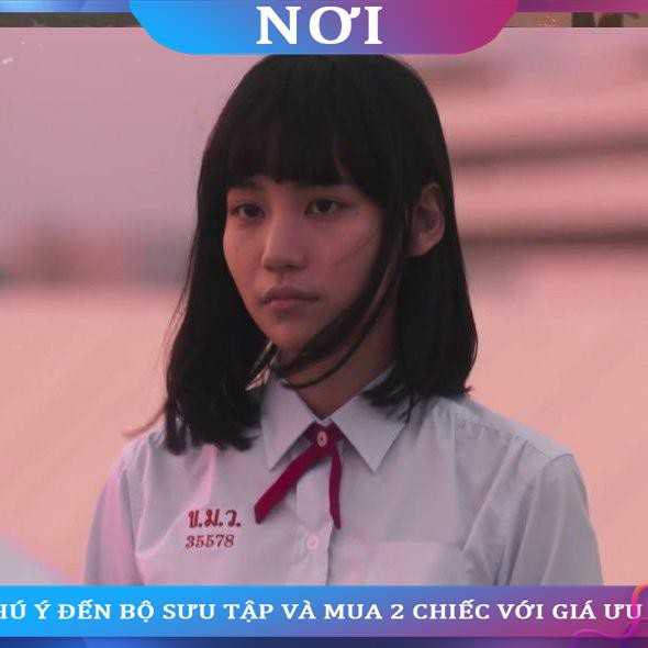 ♈Cô gái cấm kỵ Nanno cùng kiểu áo sơ mi ngắn tay màu đỏ thêu nơ Đồng phục học sinh Thái Lan [Đăng vào ngày 29 t