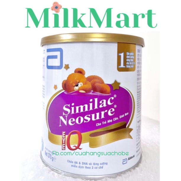 Sữa bột SIMILAC NEOSURE cho trẻ sinh non nhẹ cân 400g