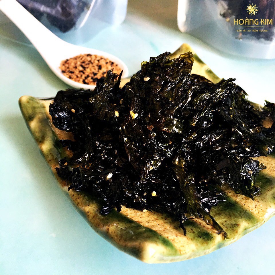 [ 500gram ] rong biển Cháy Tỏi Loại Ngon rong biển Sấy Giòn