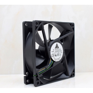 Fan Delta 9cm 0.6A (thổi trâu, mod fan vga, lắp case 4U) mới 98% có jack cắm