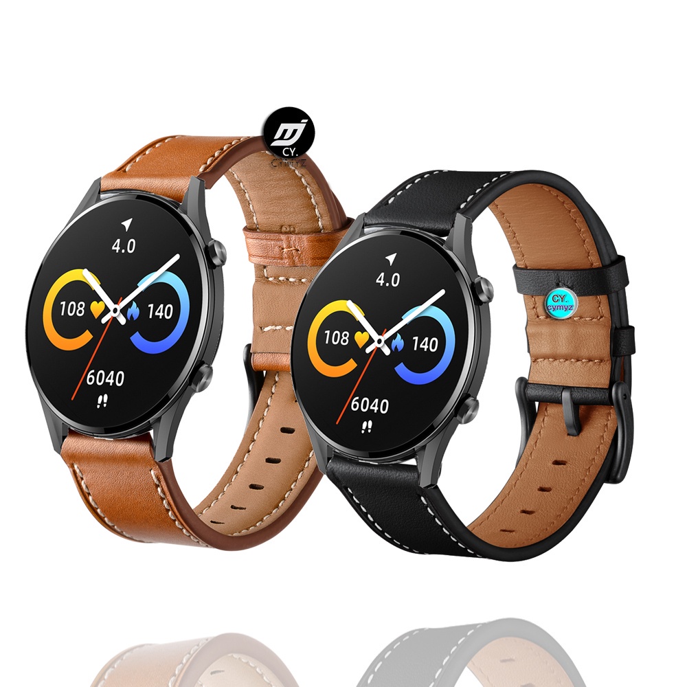 Dây Đeo Thay Thế Chất Liệu Da Cho Đồng Hồ Thông Minh xiaomi Kieslect K11 xiaomi IMILAB KW66 IMILAB W12
