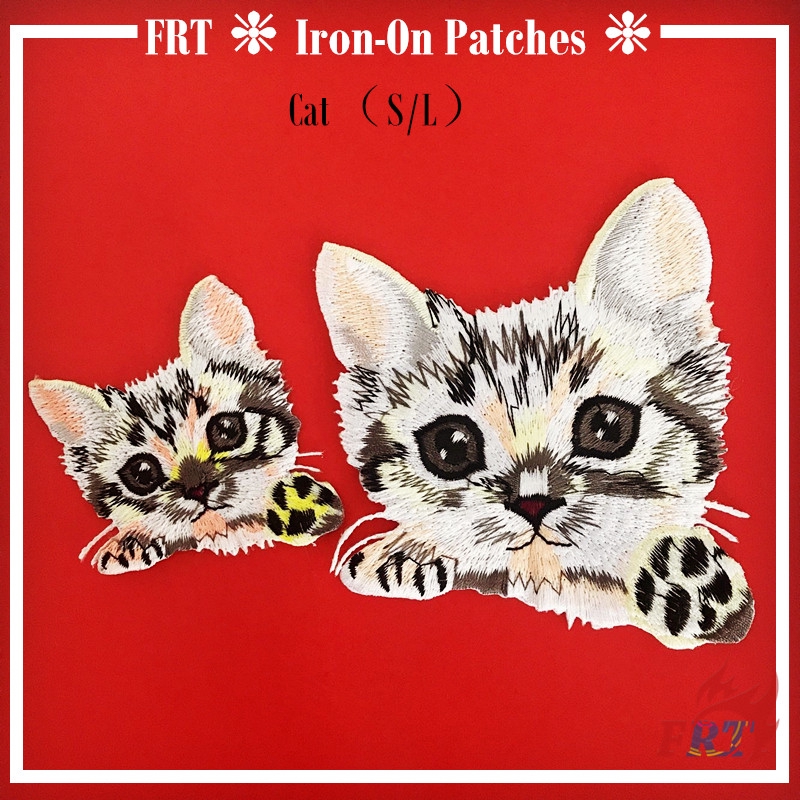 ☸ Animals - Cats S/L Patch ☸ 1Pc Cartoon Diy Sew On Iron On Badge Patches（Cat - Series 07）
