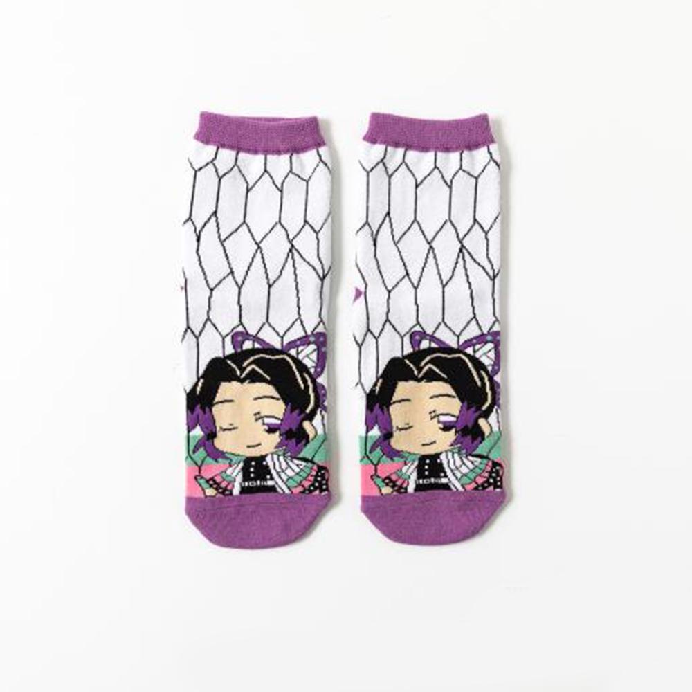 HARRIETT Vớ Cotton Họa Tiết Hoạt Hình Demon Slayer Kamado Tanjirou Kimetsu no Yaiba