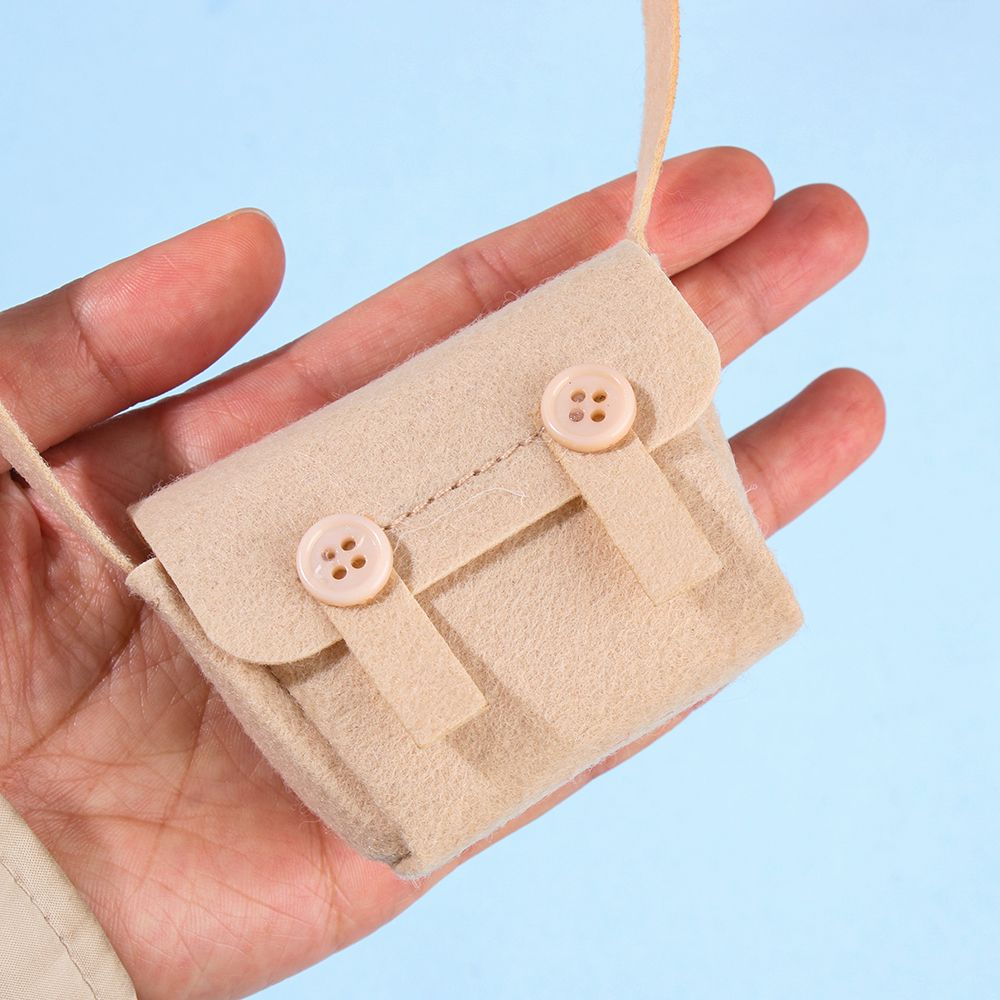 Túi đeo vai nhiều màu tùy chọn dùng trang trí nhà / làm quà tặng cho búp bê nhồi bông 30cm