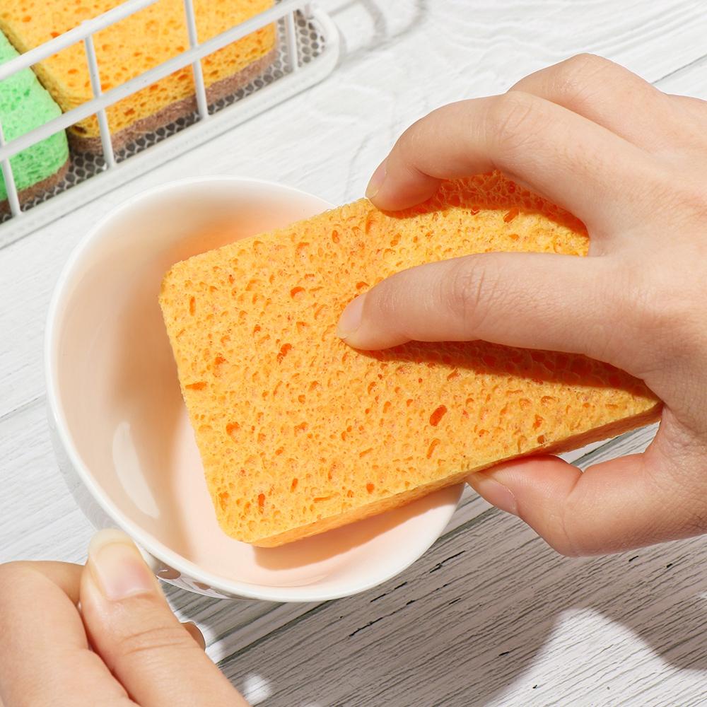 IVORY Miếng Vải Cotton Bột Gỗ Tự Nhiên Đa Chức Năng Dùng Để Lau Chùi Nhà Cửa