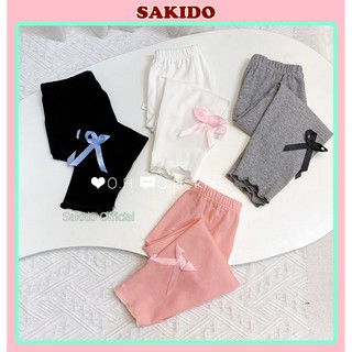 Quần legging nữ dài bé gái dày dặn co giãn 4 chiều SAKIDO