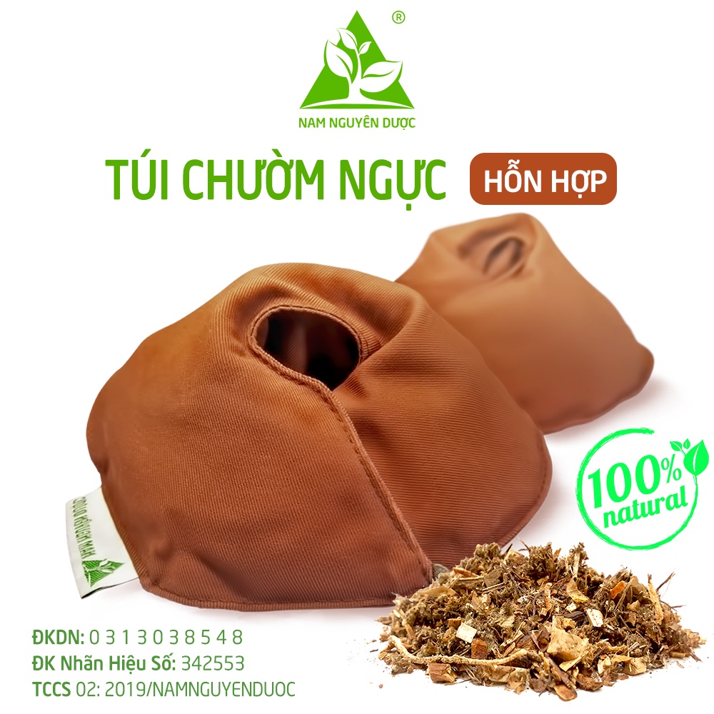 Túi Chườm Ngực Dược Hỗn Hợp NAM NGUYÊN DƯỢC Làm nóng bằng Vi sóng, Thông tuyến sữa, săn chắc cơ ngực