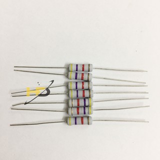 Linh Kiện Điện Tử, Combo 10 Con Điện Trở 1W 4K7 5%, Trở, Điện Trở Công Suất