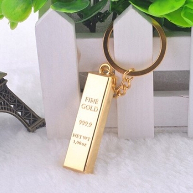 Móc Khóa Kim Loại Màu Vàng Độc Đáo Thời Trang