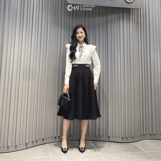 Sơ mi vai xếp ly 2T CChat Clothes