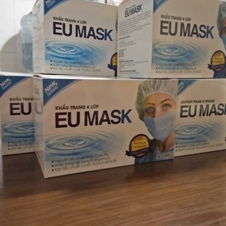 Khẩu trang y tế 4 lớp ( 50 cái/hộp )