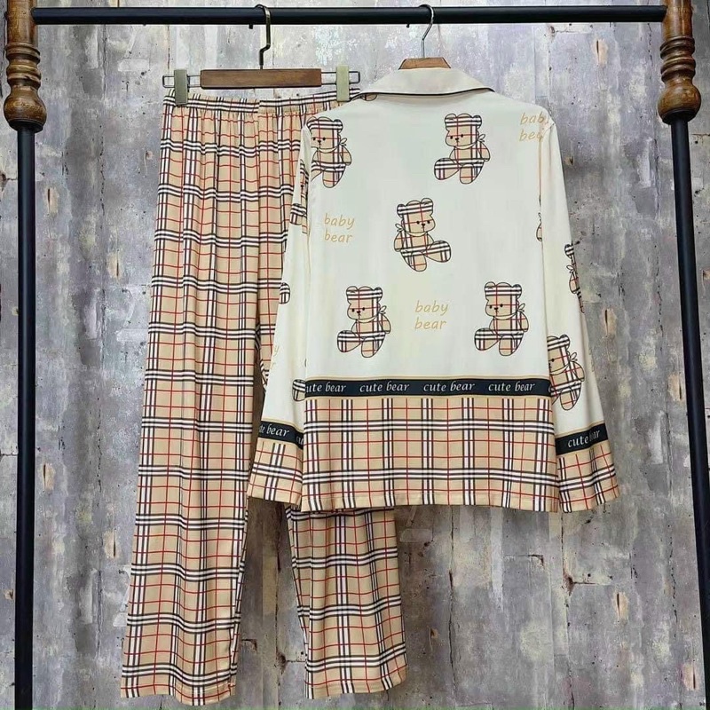 Bộ Pijama Mango Thiết Kế Gấu Bbr