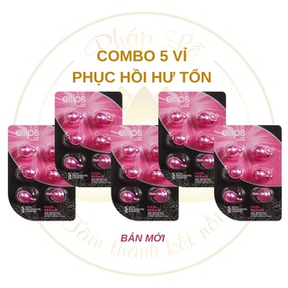 Viên Serum Dưỡng Tóc Ellips Hair Vitamin Pro Keratin Complex Giúp Phục Hồi Tóc, Nuôi Dưỡng Tóc Óng Mượt.