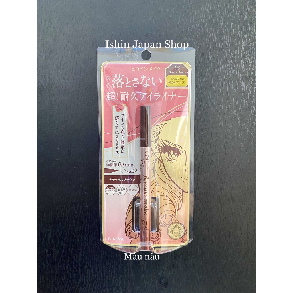 Chì kẻ mắt nước kiss me nhật bản lâu trôi, hàng chuẩn nhật à