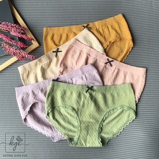 Quần lót cotton nữ kháng khuẩn , quần lót nữ dễ thương co giãn tốt 88cm đến 96cm kge