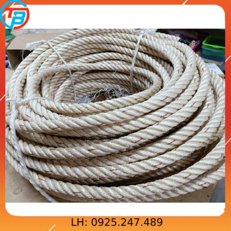 Dây thừng Thái PP chịu lực cao [ Phi 18 mm ] CÁP THÉP Thái Bình VinàN