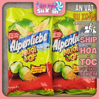 Kẹo xoài non muối ớt Alpenliebe Ăn Vặt Su Xoắn