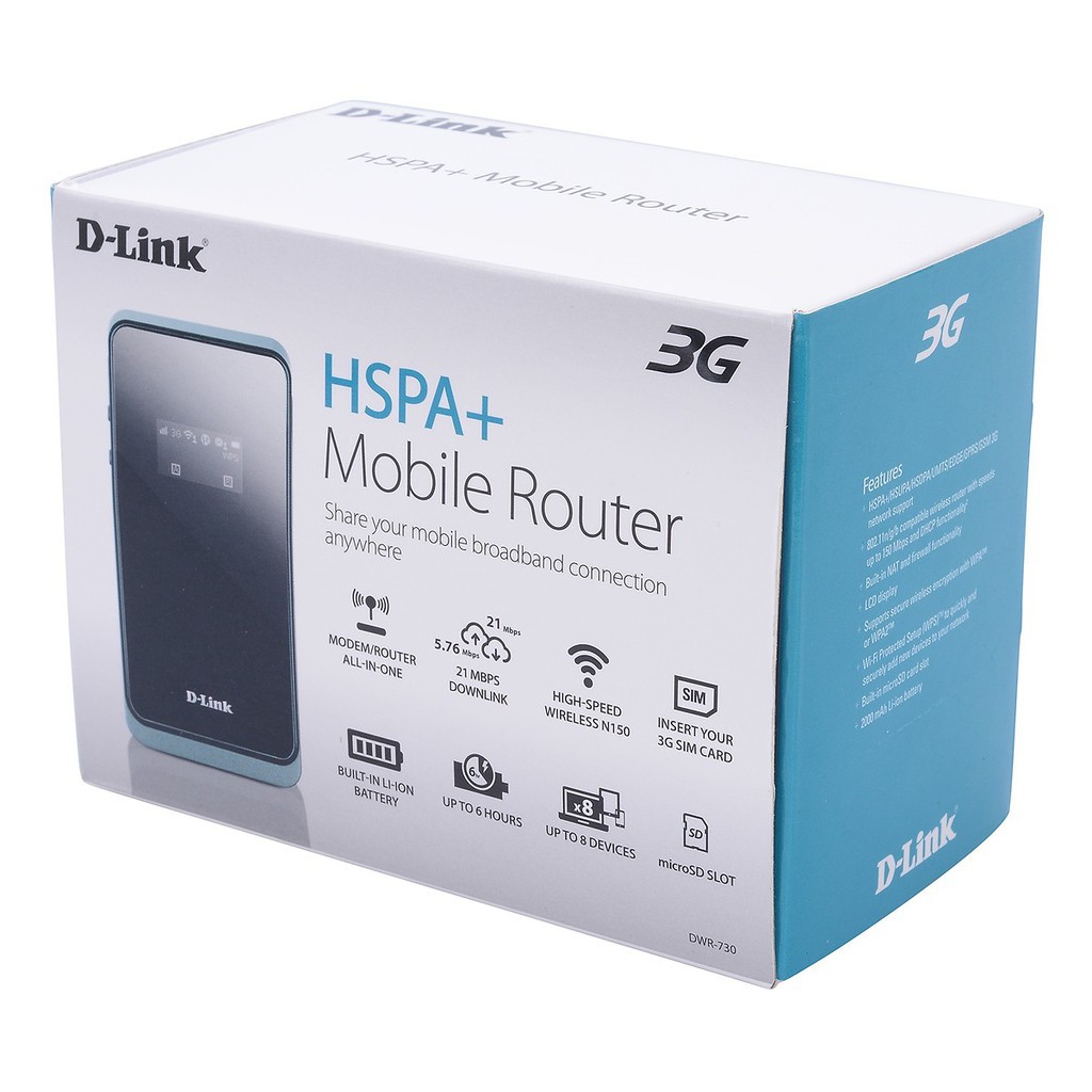 Phát Wifi Từ Sim 3G D-Link DWR-730 - Hàng  - chuyensiphukien1