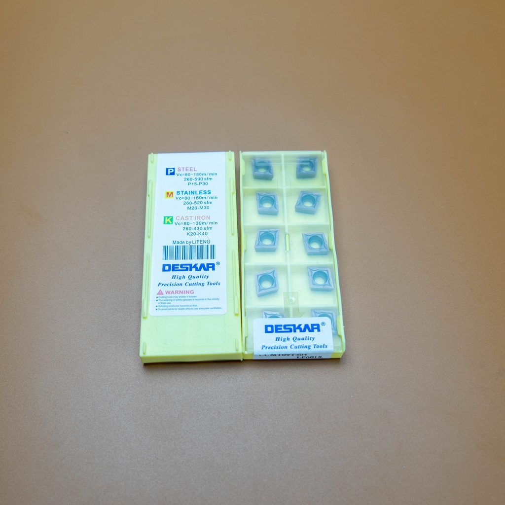 Hạt dao  tiện C09 Deskar CCMT09T304 - LF6018