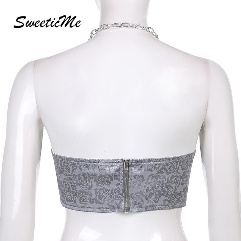 Áo Yếm Phối Khóa Kéo Hở Lưng Gợi Cảm Cho Nữ 2021 | BigBuy360 - bigbuy360.vn