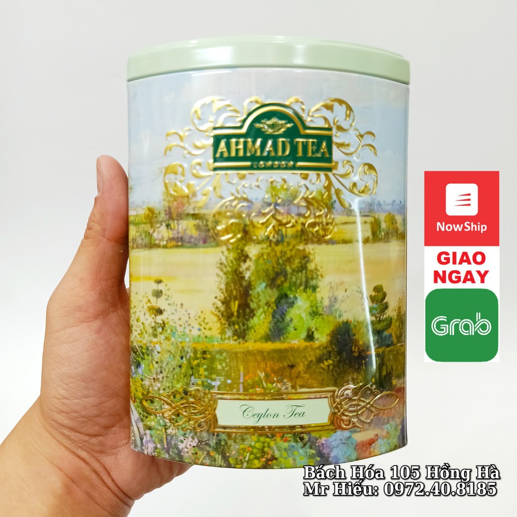 [HSD T11/2023] Trà Ahmad hộp sắt cong Ceylon Tea 100g