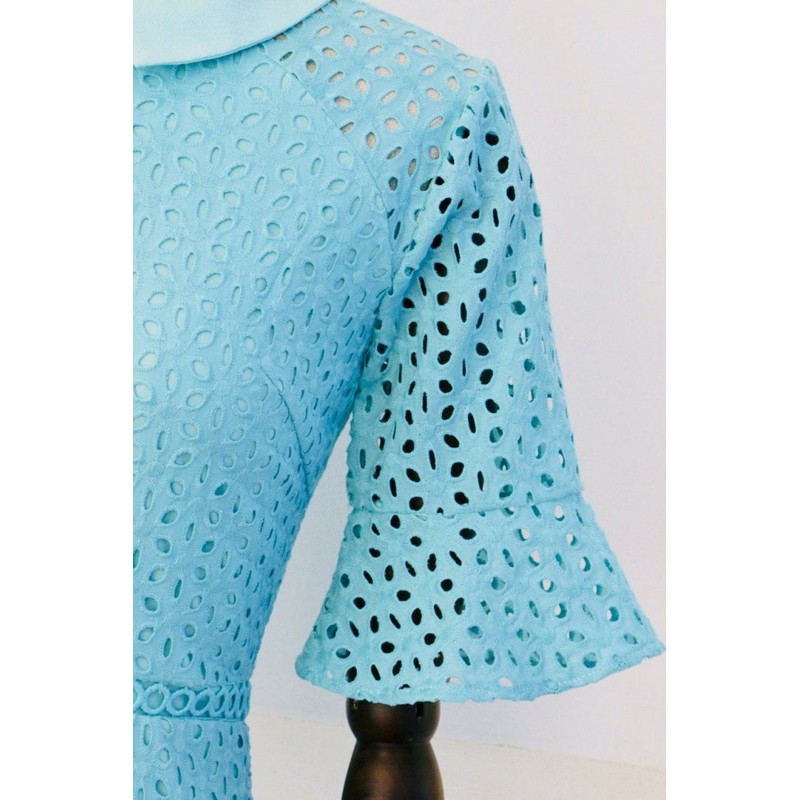 Đầm sơmi ren cotton