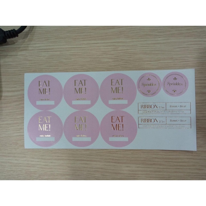 In decal ép kim theo yêu cầu