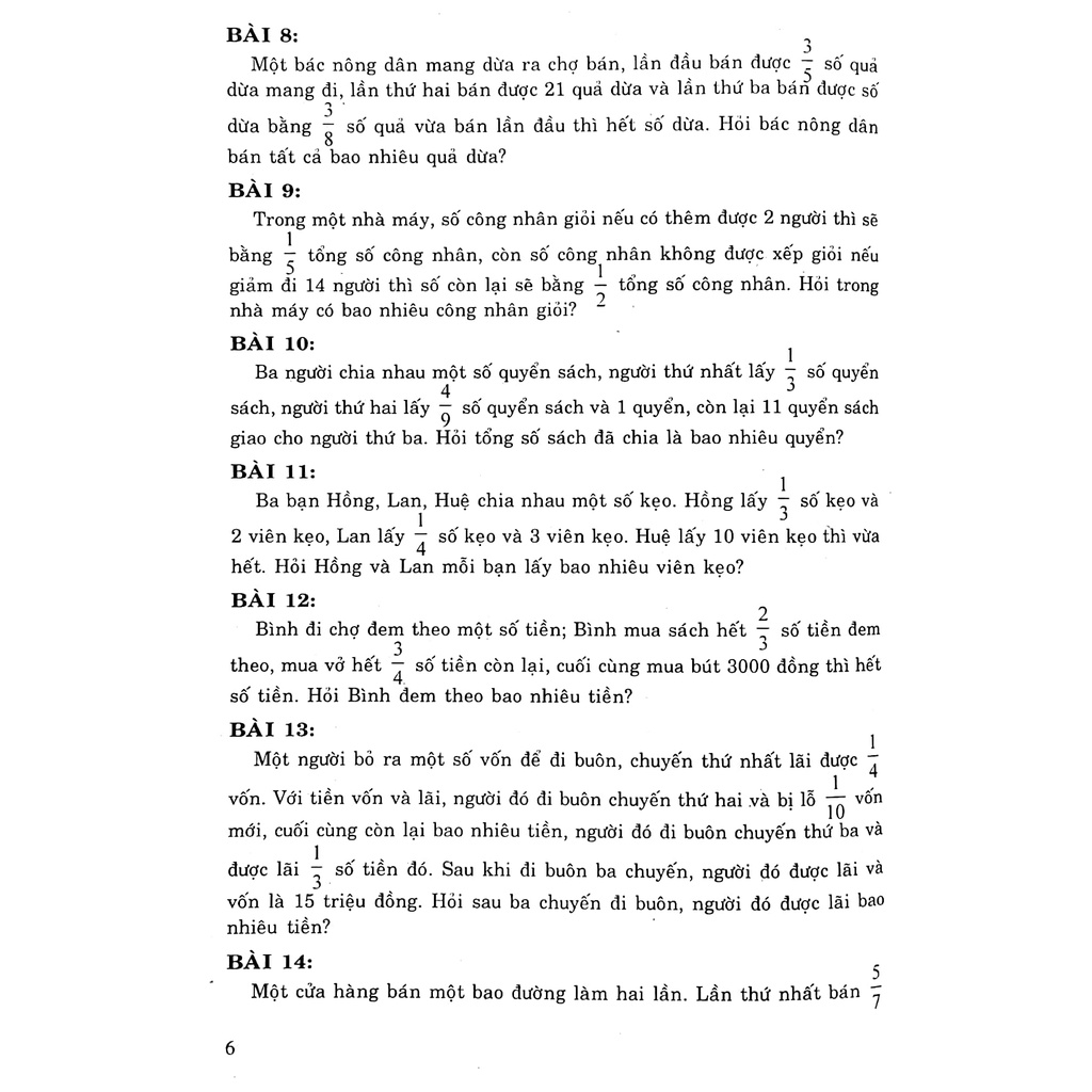 Sách Tuyển Chọn Các Bài Toán Đố 5 Nâng Cao