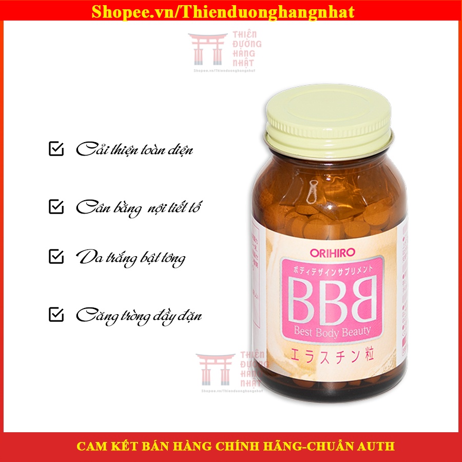 Viên uống nở ngực BBB Best Beauty Body Nhật Bản (Date 4/2023)