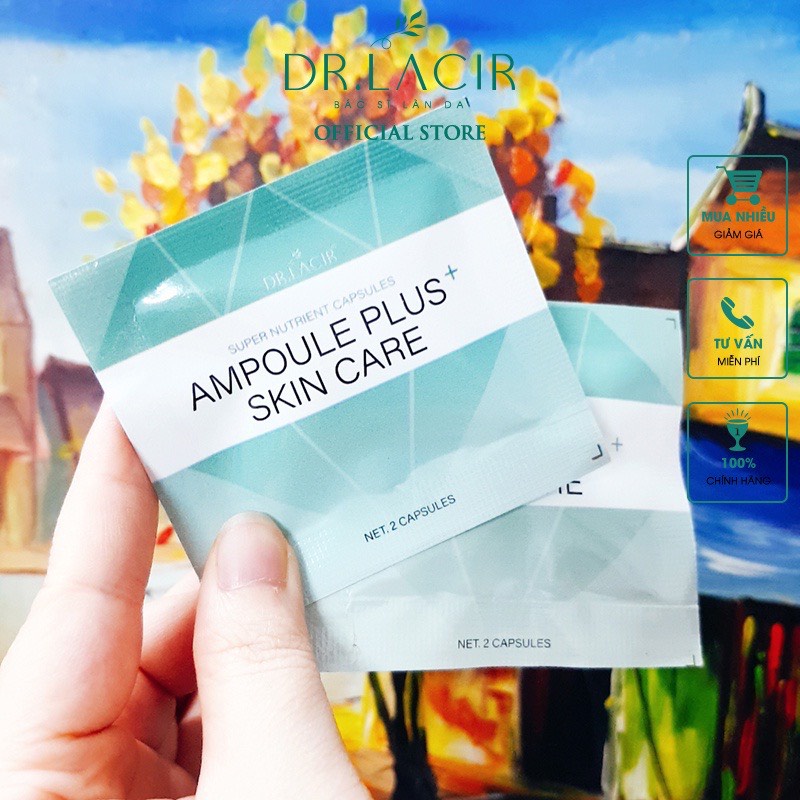 Mini Viên Siêu Dưỡng Chất Drlacir -Túi 2 viên -Giúp Cải thiện làn da, cung cấp dưỡng chất, Hỗ trợ phục hồi làn da
