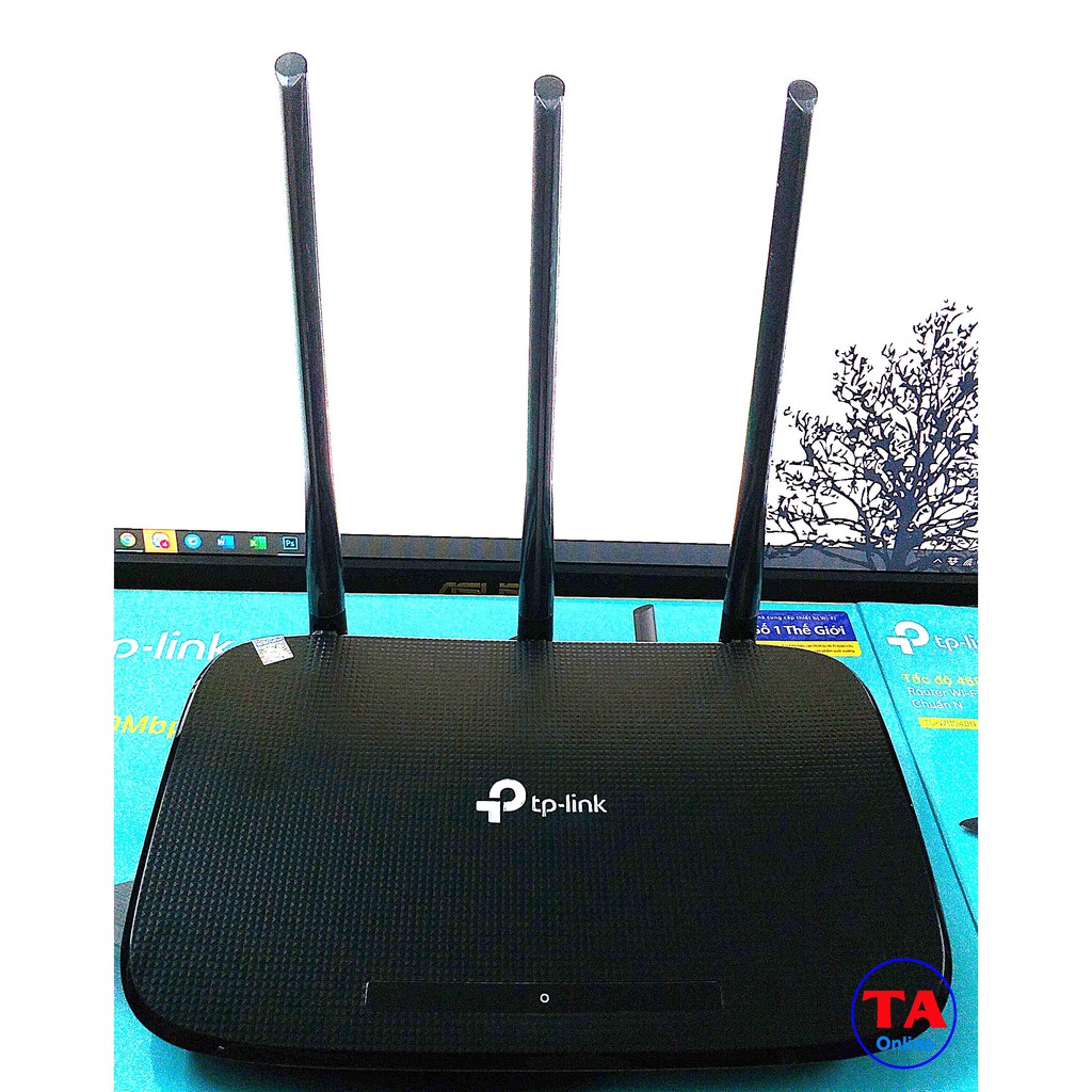 [Mã 157ELSALE hoàn 7% đơn 300K] Bộ phát wifi Tplink WR940N chuẩn N 450Mbps | BigBuy360 - bigbuy360.vn