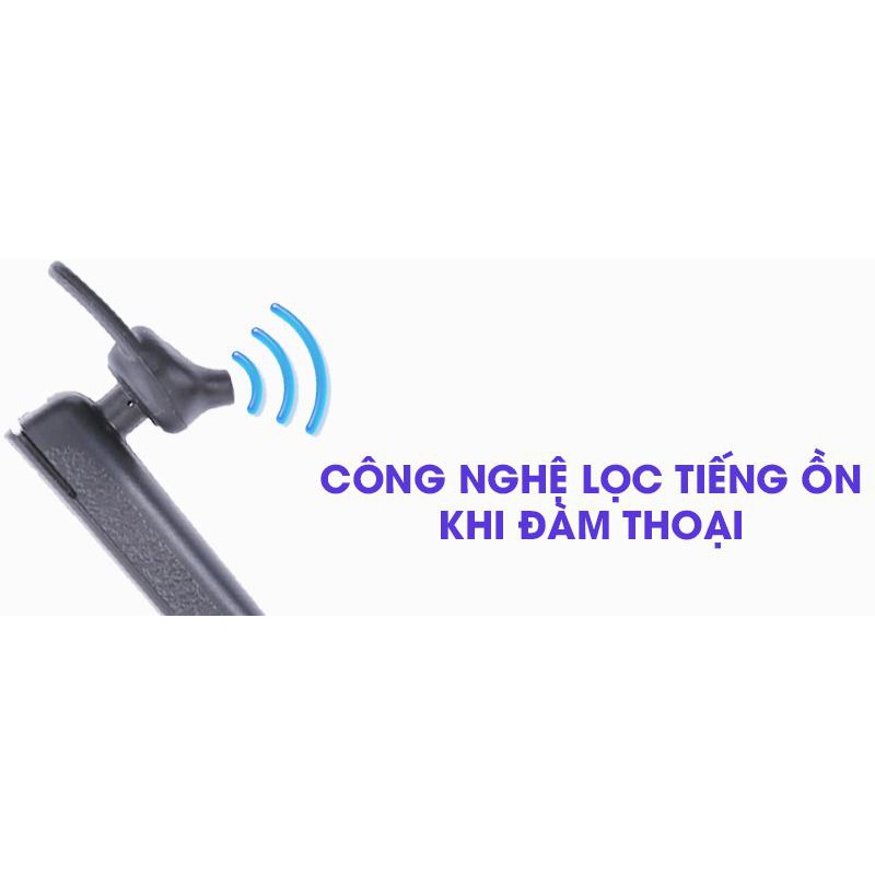 Tai nghe Bluetooth Roman R553N Đen