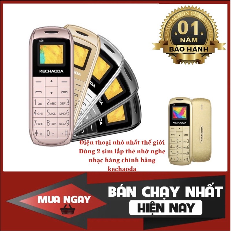 Điện Thoại Nhỏ Băng Tai Nghe A26 Chính Hãng Kechaoda | BigBuy360 - bigbuy360.vn