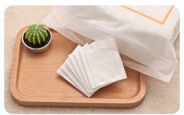 Bông tẩy trang 3 lớp cotton 100% ( 222 miếng/túi) | BigBuy360 - bigbuy360.vn