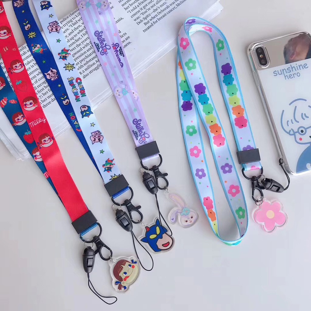 japan  cartoon charm strap string Dây đeo điện thoại in hoạt hình dễ thương gắn móc khóa tiện lợi