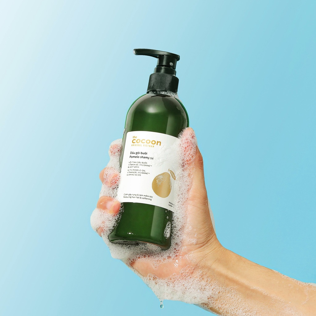 Dầu gội bưởi Cocoon giúp giảm gãy rụng và làm mềm tóc 310ml - HUNOXA