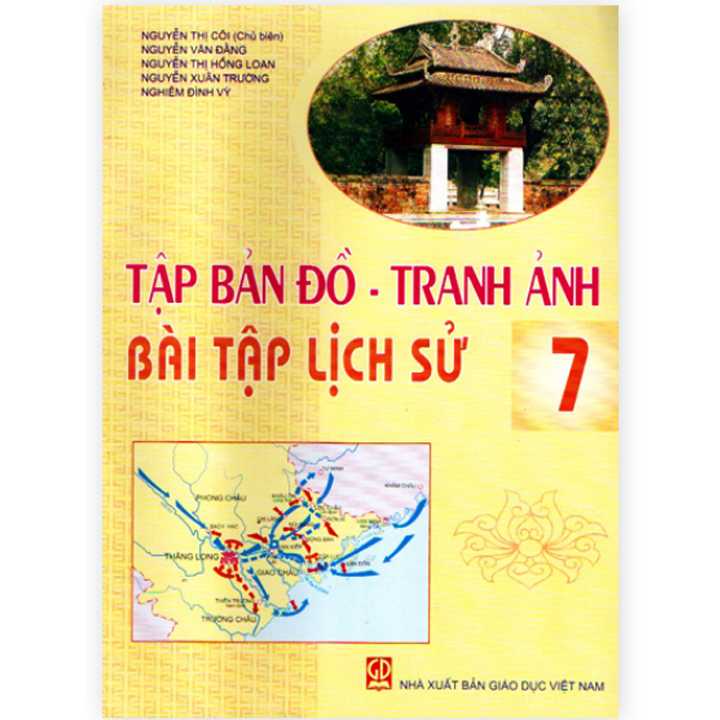 Sách - Tập Bản Đồ Tranh Ảnh bài tập Lịch Sử Lớp 7