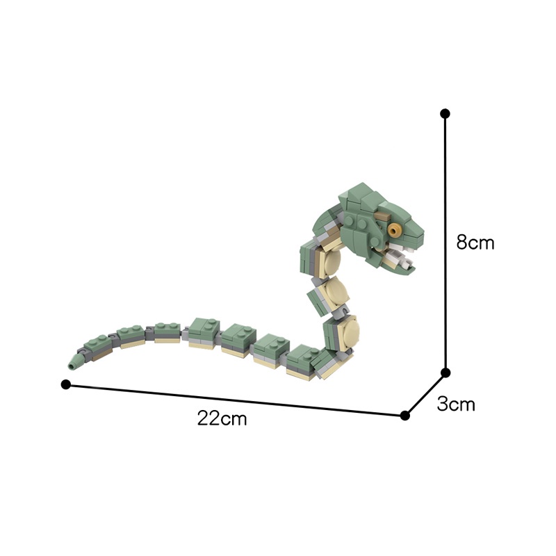 Bộ Đồ Chơi Xếp Hình Basilisk Xây Dựng Phim Truyền Hình Dành Cho Trẻ Em