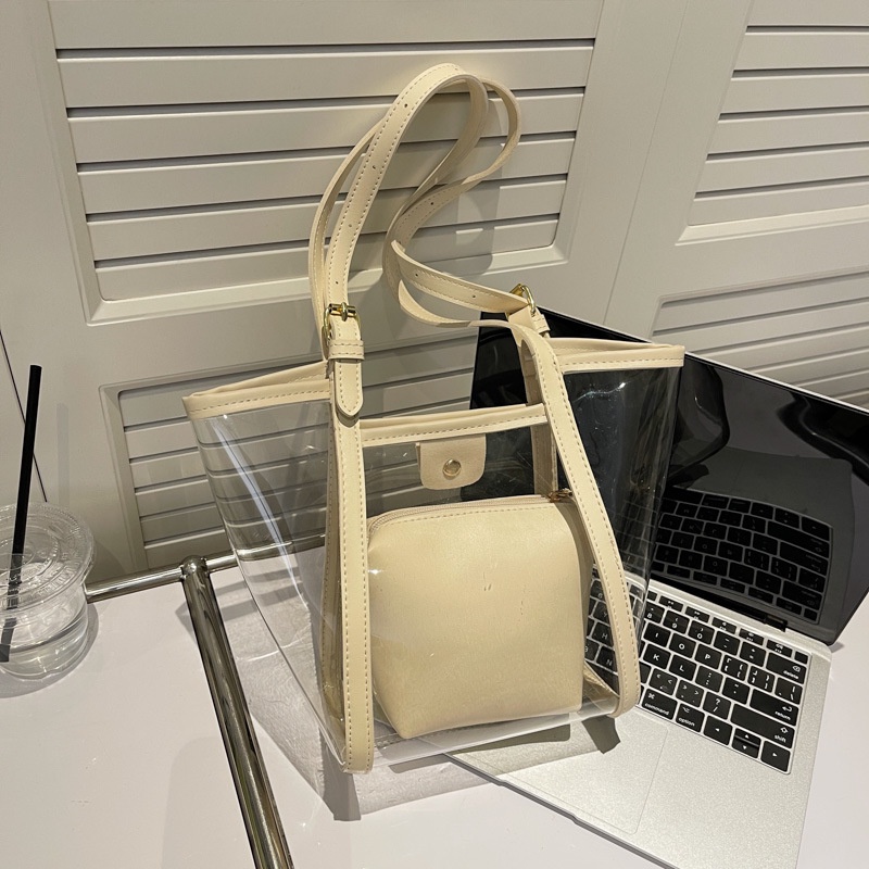 Túi Xách Trong Suốt Thời Trang Mùa Hè Hàn Quốc 2022 Dễ Phối Đồ Dành Cho Nữ