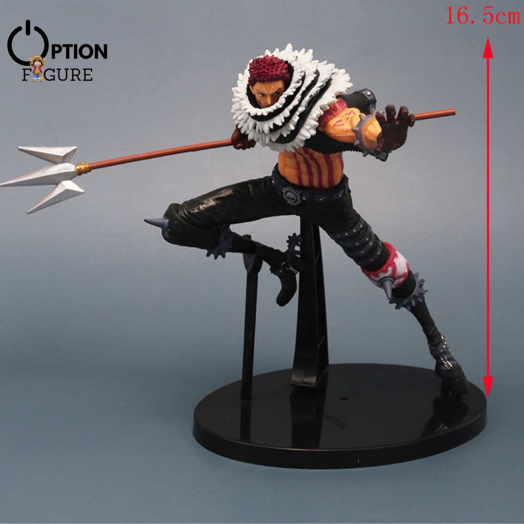 Mô Hình One Piece Katakuri chiến đấu trong anime 16cm, Figure Anime Vua Hải Tặc Katakuri Charlotte mô hình decor bản đẹp