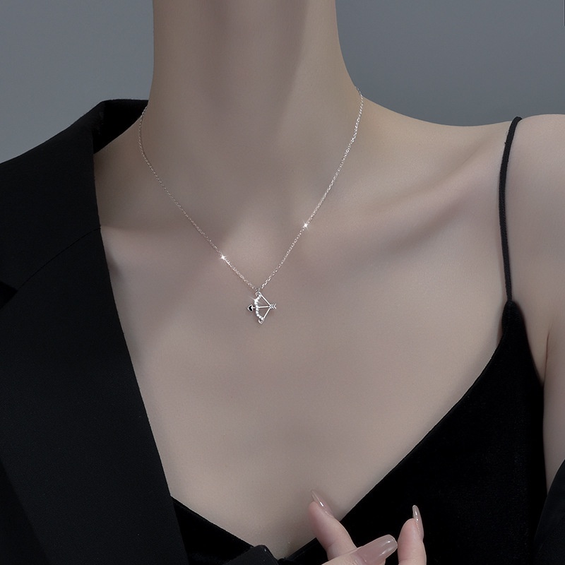 Vòng cổ nữ sợi mảnh dây chuyền nữ màu bạc nhẹ nhàng xinh xắn mẫu mới giá rẻ V57