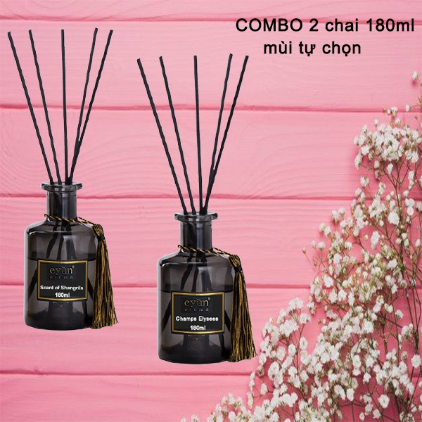 COMBO 2 chai 180ml tinh dầu nước hoa thơm phòng, mùi khách tự chọn &amp; nhớ ghi chú mùi khi mua hàng