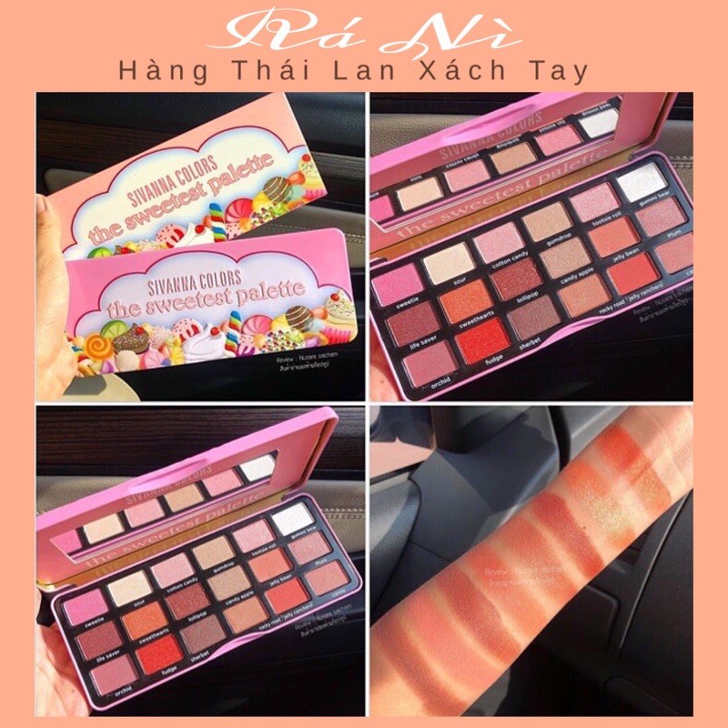 Bảng mắt The Sweetest Palette Thái Lan 18