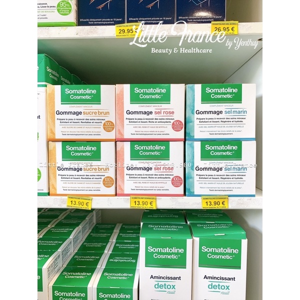 Bôi tan mỡ bụng kết hợp tẩy tbc SOMATOLINE | Hàng nội địa Pháp