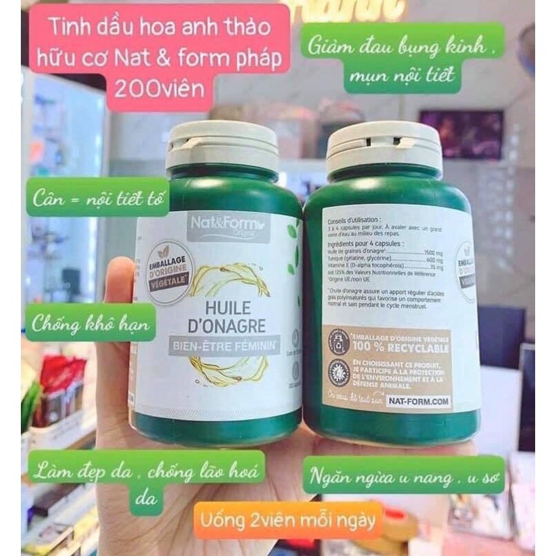 Tinh dầu hoa anh thảo Pháp NAT FORM | BigBuy360 - bigbuy360.vn