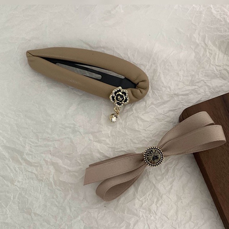 2022 Kẹp Tóc Kaki Tự Nhiên Phong Cách Mới