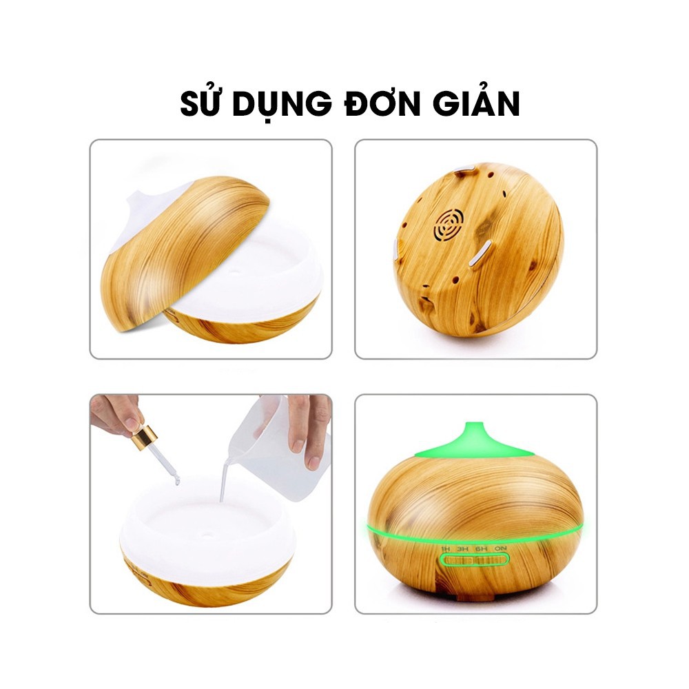 DA BÒ NHẬP KHẨU - MÁY KHUẾCH TÁN HN102GL PHUN SƯƠNG TINH DẦU GỖ LỚN GM -- BÊN ĐẸP 🌟