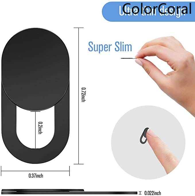 Set 6 nắp trượt webcam siêu mỏng tương thích với MacBook, PC, máy tính, điện thoại iPhone Dụng cụ chặn bảo vệ sự riêng tư 0.022in | BigBuy360 - bigbuy360.vn