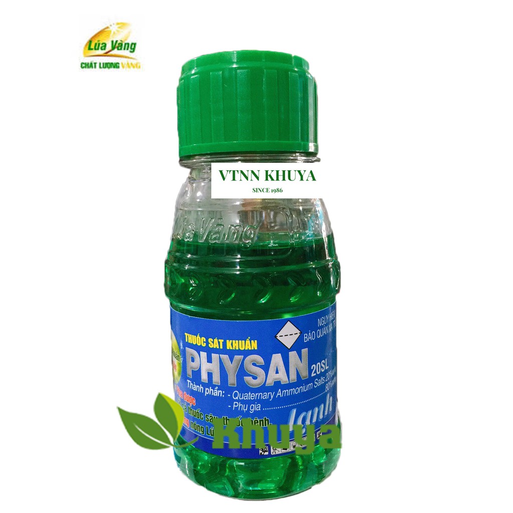 Thuốc sát khuẩn Physan 20SL lạnh 100ml Diệt khuẩn cây trồng